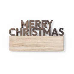 Gift Campaign Magnete in legno con messaggio di Merry Christmas></noscript> Gadget Natalizi
