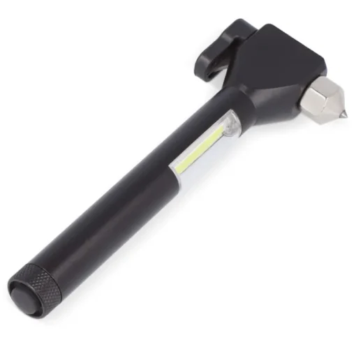 Gift Campaign Martello di sicurezza con magnete, taglia cinture e luce COB> Gadget Per Auto
