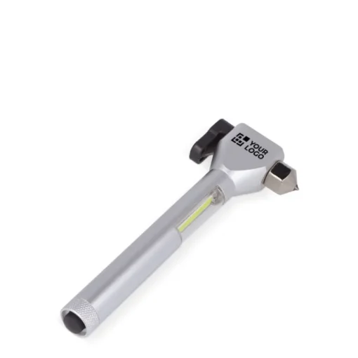 Gift Campaign Martello di sicurezza con magnete, taglia cinture e luce COB> Gadget Per Auto