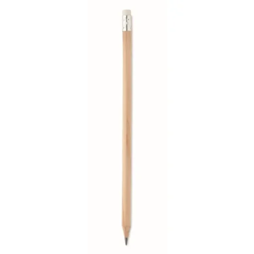 Gift Campaign Matita classica in legno naturale con gomma per cancellare> Matite Classiche
