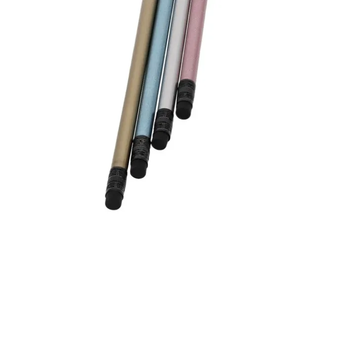 Gift Campaign Matita colorata effetto metallizzato con estremità nere e mina nera> Matite Classiche