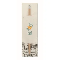 Gift Campaign Matita con gomma da cancellare in confezione con semi da piantare></noscript> Matite Classiche