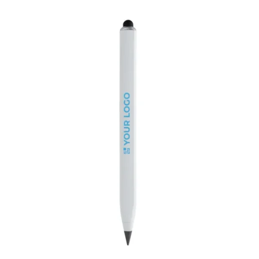 Gift Campaign Matita in alluminio riciclato con gommino touch e righello> Matite Classiche