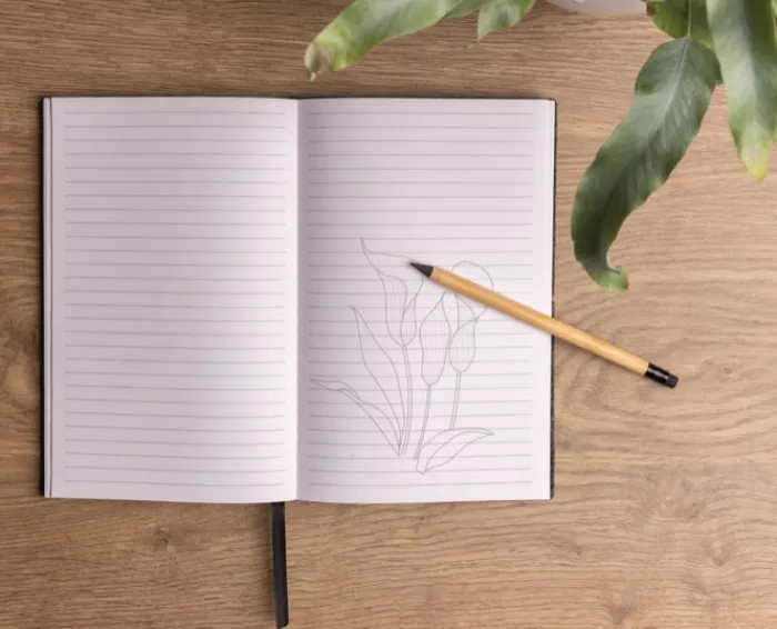 Gift Campaign Matita infinita con gomma da cancellare in bambù BlackEraser> Matite Classiche