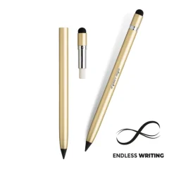 Gift Campaign Matita infinita in alluminio con punta in carbonio e gommino touch> Matite Classiche