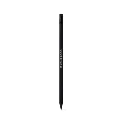 Gift Campaign Matita nera in legno personalizzata con gomma da cancellare Black> Gadget Per La Scuola|Matite Classiche