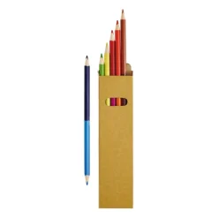 Gift Campaign Matite colorate con doppio colore in scatola di cartone personalizzata> Matite Colorate