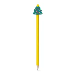 Gift Campaign Matite promozionali con gomma a forma di renna, abete o Babbo Natale></noscript> Gadget Natalizi