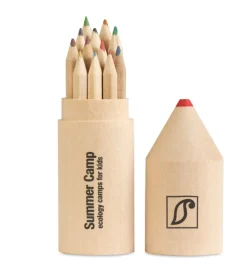 Gift Campaign Matitone in con 12 matite colorate personalizzate Pencil> Regali Per Bambini|Matite Colorate