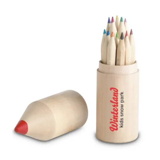 Gift Campaign Matitone in con 12 matite colorate personalizzate Pencil> Regali Per Bambini|Matite Colorate