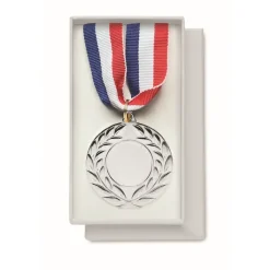 Gift Campaign Medaglia di ferro con nastro tricolore blu, bianco e rosso.> Medaglie E Trofei|Gadget Per Eventi Sportivi