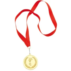 Gift Campaign Medaglia per eventi in tre colorazioni con nastro rosso Rank> Medaglie E Trofei|Gadget Per Eventi Sportivi