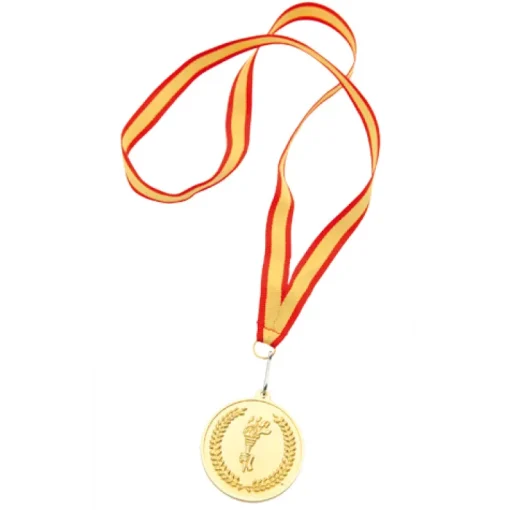 Gift Campaign Medaglia per eventi in tre colorazioni con nastro rosso Rank> Medaglie E Trofei|Gadget Per Eventi Sportivi