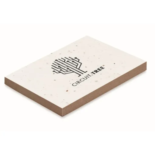 Gift Campaign Memo sticker promozionali A7 copertina con semi piantabile 50 fogli> Taccuini Ecologici|Taccuini Tascabili E Quadernini A6