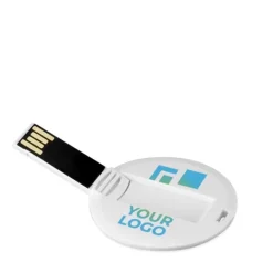 Gift Campaign Memoria USB 3.0 personalizzata di forma rotonda con design compatto> Tessere Usb Personalizzate