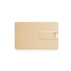 Gift Campaign Memoria USB a forma di carta di credito in paglia al 60% Ecofriendly> Tessere Usb Personalizzate