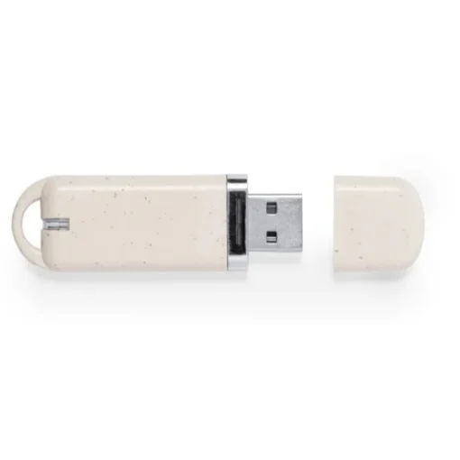 Gift Campaign Memoria USB ecologica con cappuccio e corpo in paglia di grano> Chiavette Usb Ecologiche