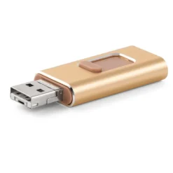 Gift Campaign Memoria USB personalizzata 4 connettori in 1 Metalcolor Otg Slide></noscript> Chiavette Usb Di Metallo