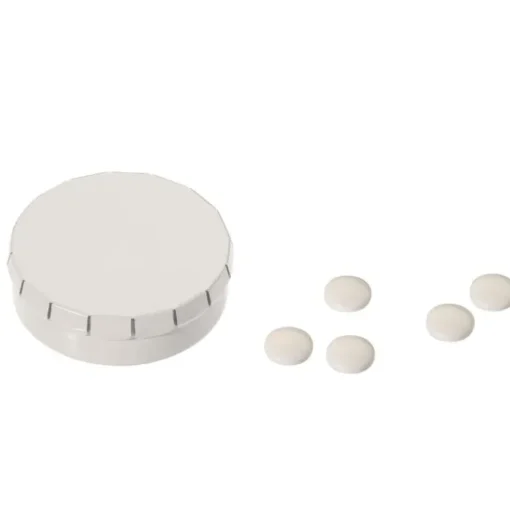 Gift Campaign Mentine in scatolina rotonda di metallo in 8 differenti colori 12g> Mentine E Gomme Da Masticare