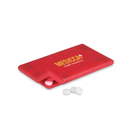 Gift Campaign Mentine promozionali senza zucchero scatolina rettangolare CandyCard> Mentine E Gomme Da Masticare
