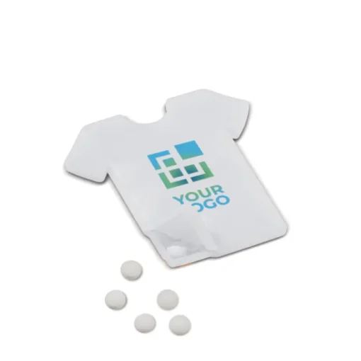 Gift Campaign Mentine senza zucchero in scatolina a forma di maglietta 7g> Mentine E Gomme Da Masticare