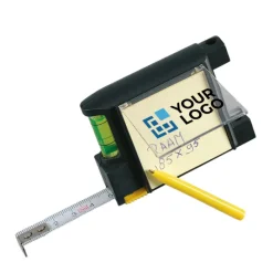 Gift Campaign Metri pubblicitari multifunzione con livella e memo Multimeter 2M><noscript><img width=