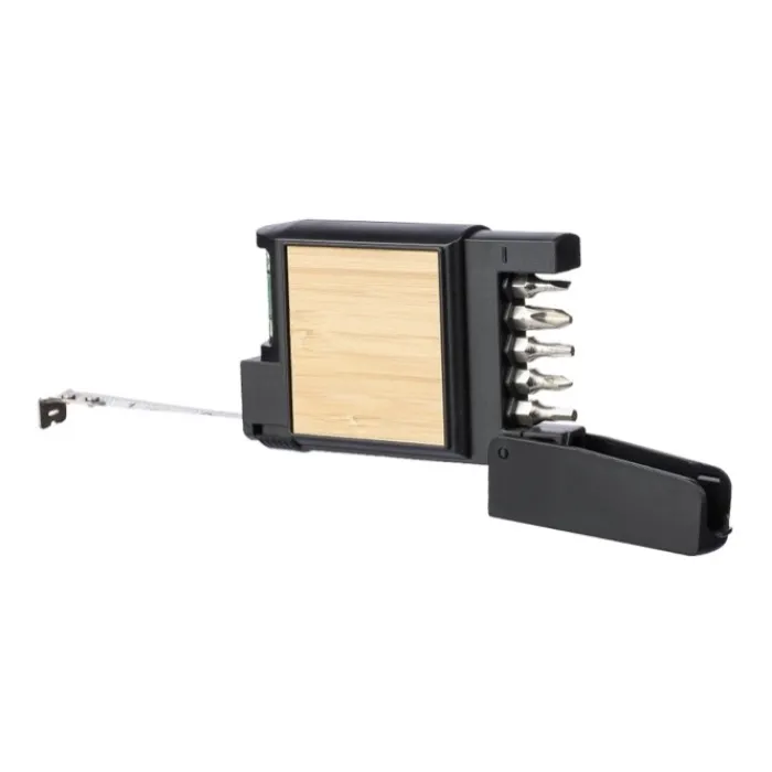 Gift Campaign Metro a nastro da 3m con livella a bolla e cacciavite con 5 punte> Metri