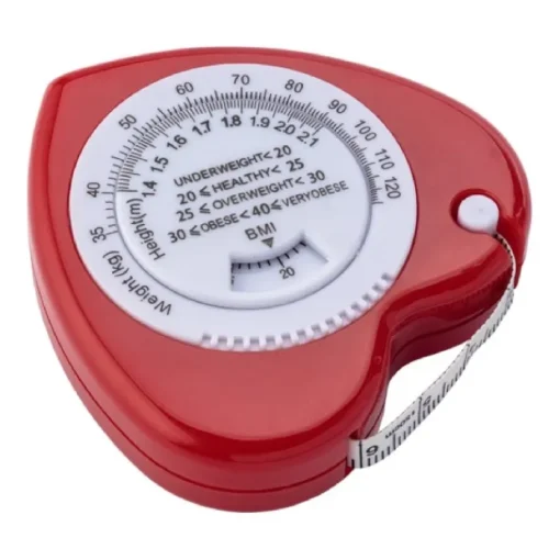 Gift Campaign Metro a nastro in plastica a forma di cuore con pulsante di blocco 1,5m> Metri