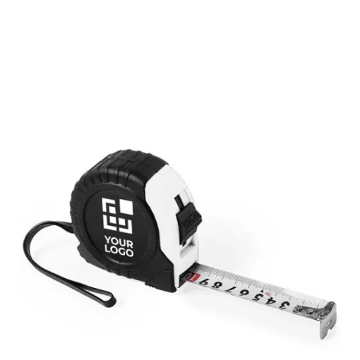 Gift Campaign Metro con logo aziendale resistente con laccetto SevenMeter 7,5M> Metri