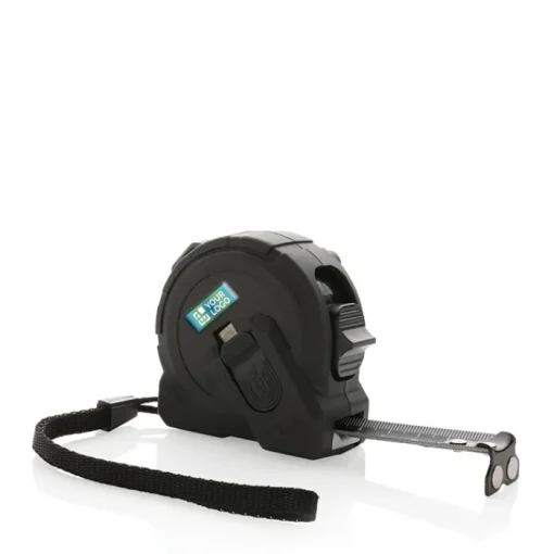 Gift Campaign Metro con logo con clip per cinta laccetto e retrazione GearX 5M> Metri