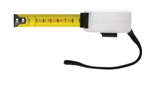 Gift Campaign Metro con logo largo 19mm RCS con blocco e laccetto Bamboo 5M> Metri
