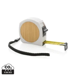 Gift Campaign Metro con logo largo 19mm RCS con blocco e laccetto Bamboo 5M></noscript> Metri