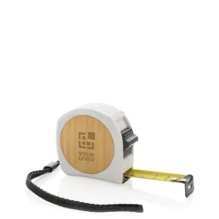 Gift Campaign Metro con logo largo 19mm RCS con blocco e laccetto Bamboo 5M></noscript> Metri