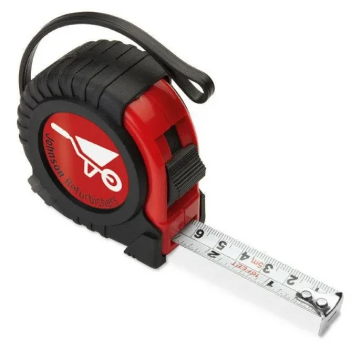 Gift Campaign Metro promozionale con laccetto e sistema di bloccaggio FiveMeter 5M> Metri