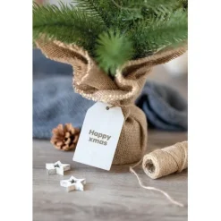 Gift Campaign Mini albero natalizio in plastica con 20 lucine a LED gialle> Gadget Natalizi