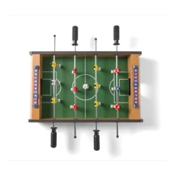 Gift Campaign Mini calcio balilla in legno personalizzabile con 2 palline incluse> Giochi E Passatempo