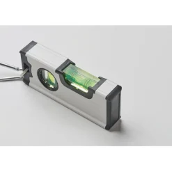 Gift Campaign Mini livella magnetica a bolla doppia in alluminio con moschettone> Altri Attrezzi
