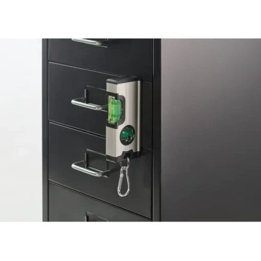 Gift Campaign Mini livella magnetica a bolla doppia in alluminio con moschettone> Altri Attrezzi
