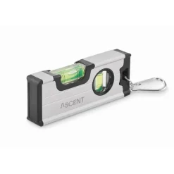 Gift Campaign Mini livella magnetica a bolla doppia in alluminio con moschettone></noscript> Altri Attrezzi