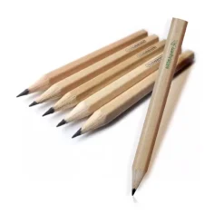 Gift Campaign Mini matita promozionale in carboncino con corpo in legno chiaro> Matite Classiche