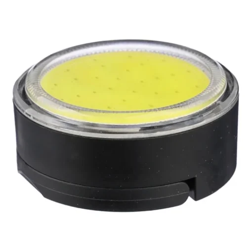 Gift Campaign Mini torcia circolare con magnete, 3 modalità di luce e ricaricabile> Torce