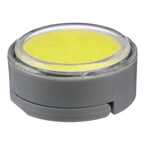 Gift Campaign Mini torcia circolare con magnete, 3 modalità di luce e ricaricabile> Torce