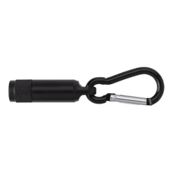 Gift Campaign Mini torcia in alluminio da incidere con luce a LED e moschettone> Torce