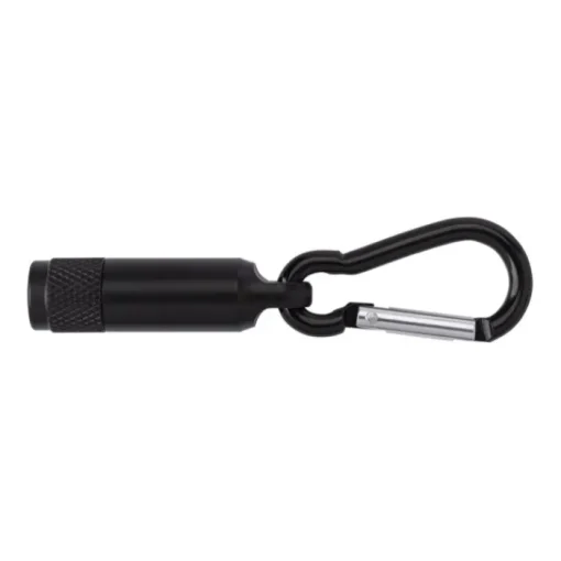 Gift Campaign Mini torcia in alluminio da incidere con luce a LED e moschettone> Torce