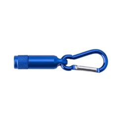 Gift Campaign Mini torcia in alluminio da incidere con luce a LED e moschettone></noscript> Torce