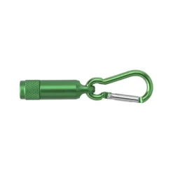 Gift Campaign Mini torcia in alluminio da incidere con luce a LED e moschettone></noscript> Torce