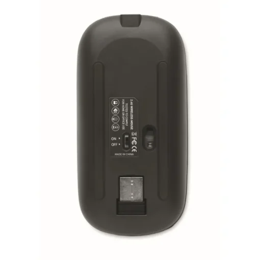 Gift Campaign Mouse ottico senza fili in ABS con batteria ricaricabile da 500 mAh> Mouse