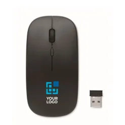 Gift Campaign Mouse ottico senza fili in ABS con batteria ricaricabile da 500 mAh></noscript> Mouse