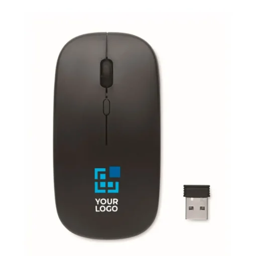 Gift Campaign Mouse ottico senza fili in ABS con batteria ricaricabile da 500 mAh> Mouse