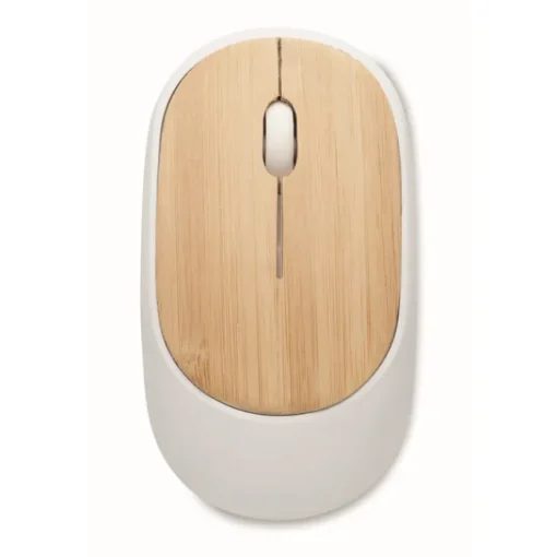 Gift Campaign Mouse ottico wireless realizzato in ABS riciclato con tasti in bambù> Mouse|Gadget Per L'Ufficio